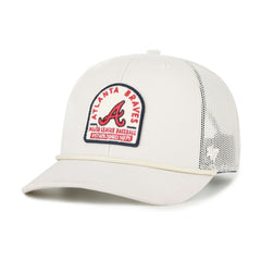 Atlanta Braves Gravestone Adjustable Trucker Hat Cream