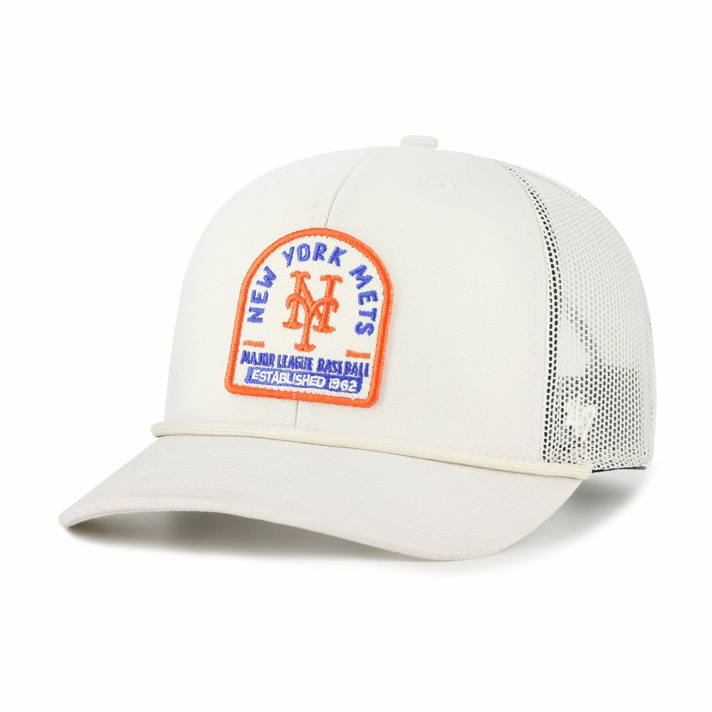New York Mets Gravestone Adjustable Trucker Hat Cream