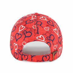 Los Angeles Angels Girls Youth Mural Clean Up Adjustable Hat Red