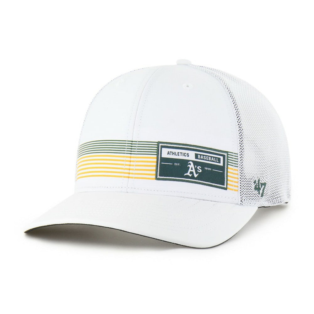 Athletics Rangefinder brrr Trucker Adjustable Hat White