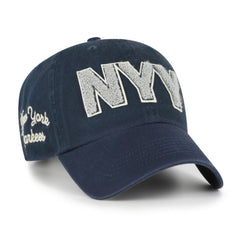 New York Yankees Women's Zoey Clean Up Adjustable Hat Navy