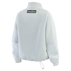 Las Vegas Raiders WEAR by Erin Andrews Women's Polar Fleece Half-Zip Jacket - White outlet