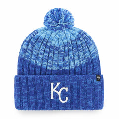 Kansas City Royals Cascade Cuffed Knit Hat with Pom Royal