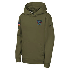 Tennessee Titans Youth 2025 Salute to Service Club Fleece Hoodie - Olive online