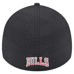 Chicago Bulls Featherweight Poly Rope Flex 39Thirty Hat - Black sale