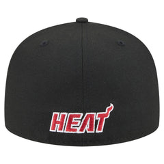 Miami Heat Deceptor 59FIFTY Fitted Hat - Black cheap