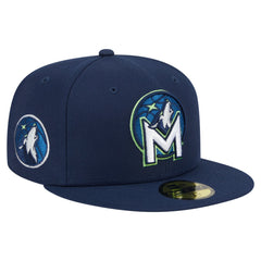 Minnesota Timberwolves Deceptor 59FIFTY Fitted Hat - Navy shop