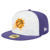 Phoenix Suns Repeat 59Fifty Fitted Hat - White/Purple discount