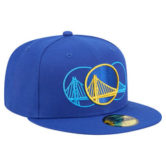 Golden State Warriors Tri-Hit 59Fifty Fitted Hat sale - Royal discount