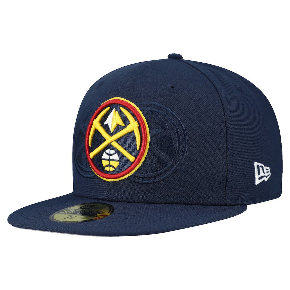 Denver Nuggets Tri-Hit 59Fifty Fitted Hat sale - Navy online