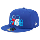 Philadelphia 76ers Tri-Hit 59Fifty Fitted Hat - Royal sale