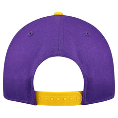 Los Angeles Lakers Bold Arch COOLERA 9FORTY A-Frame M-Crown Adjustable Hat - Purple shop
