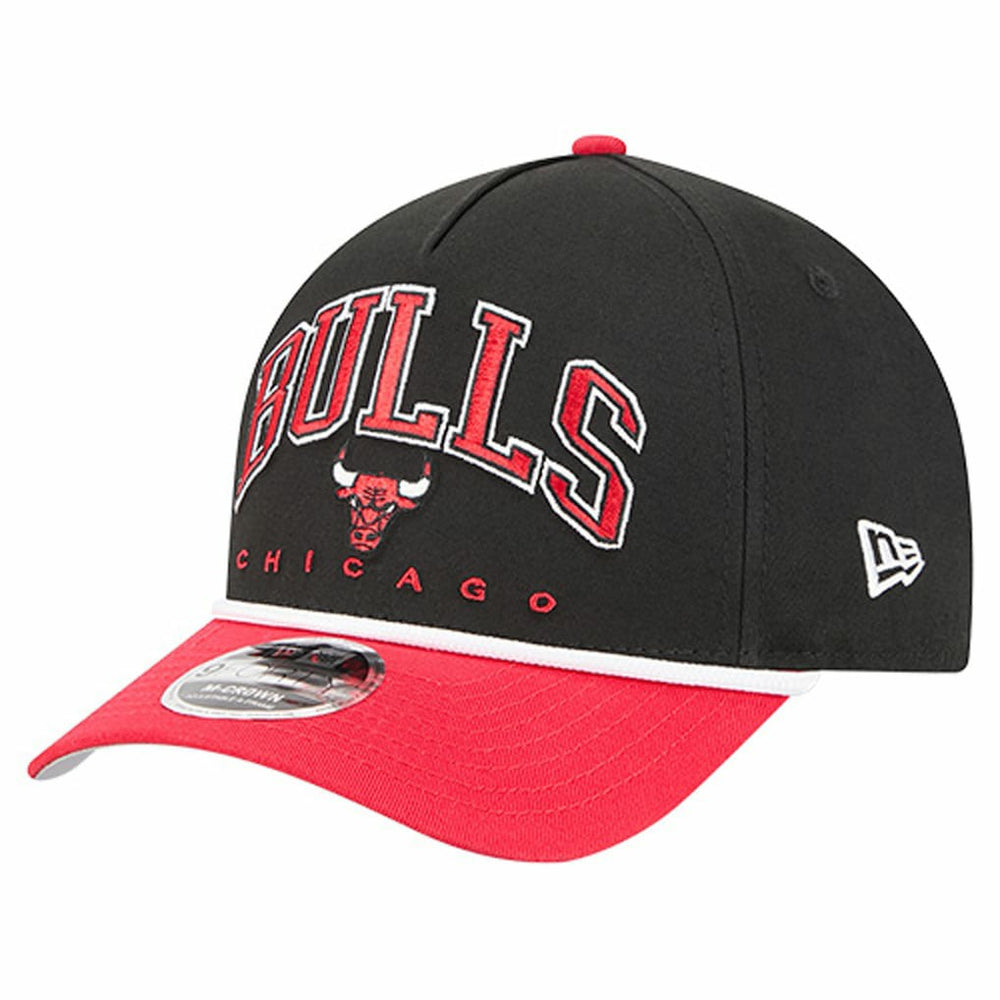 Chicago Bulls Bold Arch COOLERA 9FORTY A-Frame M-Crown Adjustable Hat - Black for sale