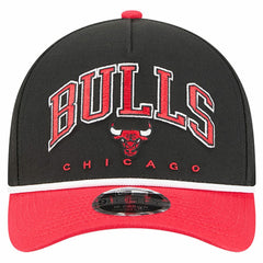 Chicago Bulls Bold Arch COOLERA 9FORTY A-Frame M-Crown Adjustable Hat - Black for sale