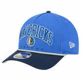 Dallas Mavericks Bold Arch COOLERA 9FORTY A-Frame M-Crown Adjustable Hat sale - Blue discount