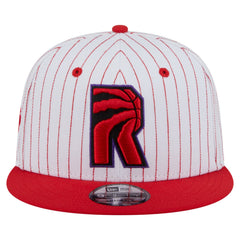 Toronto Raptors Deceptor Pinstripe 9FIFTY Snapback Hat - White shop