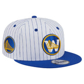 Golden State Warriors Deceptor Pinstripe 9FIFTY Snapback Hat sale - White outlet