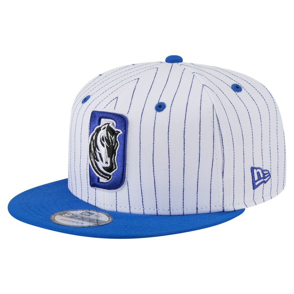 Dallas Mavericks Deceptor Pinstripe 9FIFTY Snapback Hat sale - White for sale