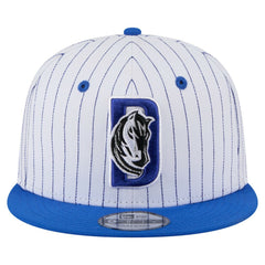 Dallas Mavericks Deceptor Pinstripe 9FIFTY Snapback Hat sale - White for sale