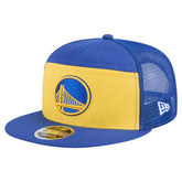 Golden State Warriors Outdoor Split Panel 9FIFTY Snapback Hat sale - Gold/Royal for sale