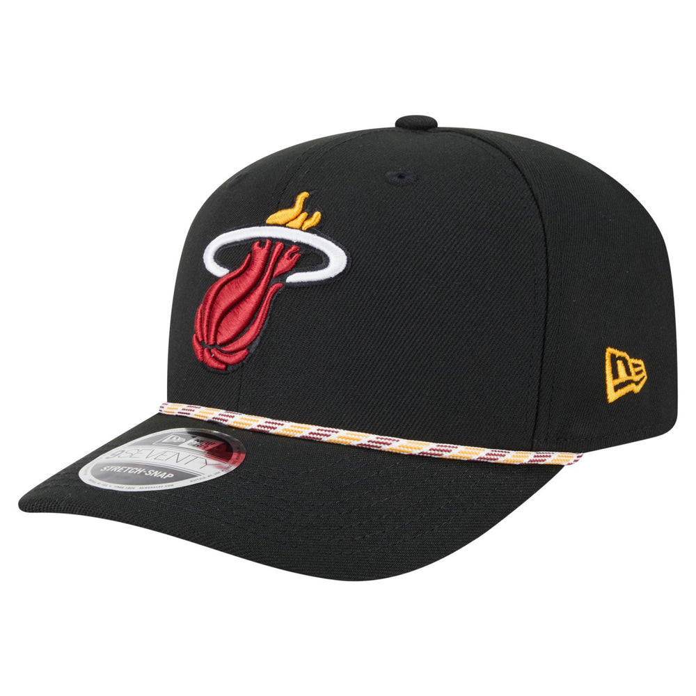 Miami Heat Rope 9SEVENTY Adjustable Hat - Black shop