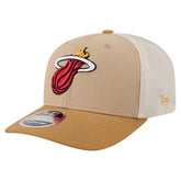 Miami Heat Two-Tone 9SEVENTY Adjustable Trucker Hat - Tan/Light Brown discount