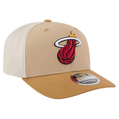 Miami Heat Two-Tone 9SEVENTY Adjustable Trucker Hat - Tan/Light Brown discount