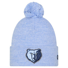 Memphis Grizzlies Marled Cuffed Knit Hat with Pom - Light Blue discount