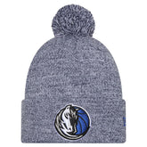Dallas Mavericks Marled Cuffed Knit Hat with Pom sale - Navy cheap