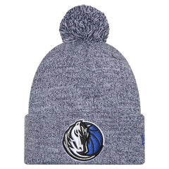 Dallas Mavericks Marled Cuffed Knit Hat with Pom sale - Navy cheap