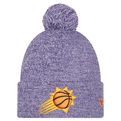 Phoenix Suns Marled Cuffed Knit Hat with Pom - Purple sale