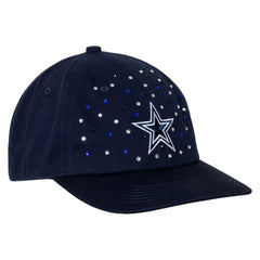 Dallas Cowboys The Wild Collective Women's Jeweled Adjustable Hat - Navy on sale