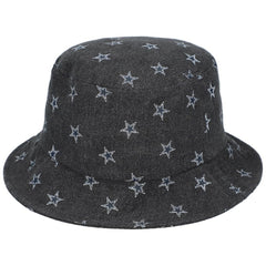 Dallas Cowboys The Wild Collective Women's Denim Bucket Hat - Black outlet