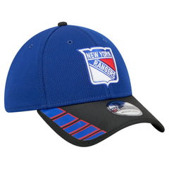 New York Rangers New Era Visor Hit 39THIRTY Flex Hat - Blue Hats