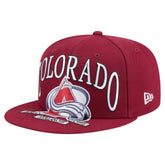 Colorado Avalanche New Era Oversized Vintage Arch 59Fifty Fitted Hat - Burgundy Hats