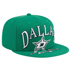 Dallas Stars New Era Oversized Vintage Arch 59Fifty Fitted Hat - Kelly Green Hats