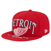 Detroit Red Wings New Era Oversized Vintage Arch 59Fifty Fitted Hat - Red Hats