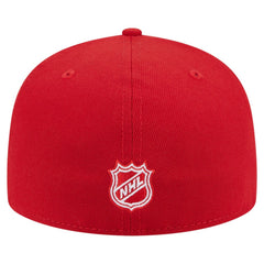Detroit Red Wings New Era Oversized Vintage Arch 59Fifty Fitted Hat - Red Hats