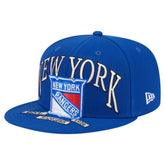 New York Rangers New Era Oversized Vintage Arch 59Fifty Fitted Hat - Blue Hats