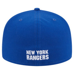 New York Rangers New Era Deceptor 59FIFTY Fitted Hat - Blue Hats
