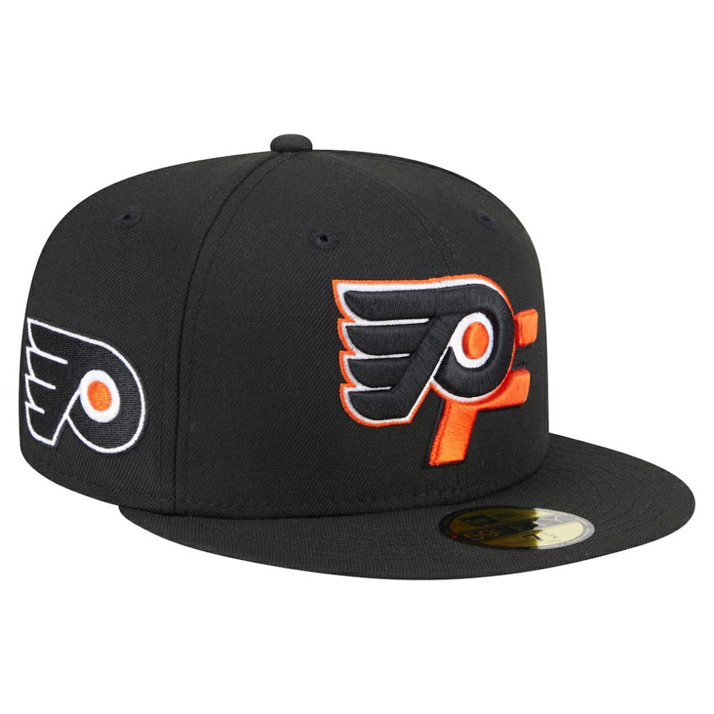 Philadelphia Flyers New Era Deceptor 59FIFTY Fitted Hat - Black Hats
