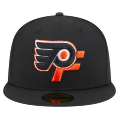 Philadelphia Flyers New Era Deceptor 59FIFTY Fitted Hat - Black Hats