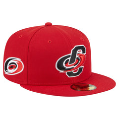 Carolina Hurricanes New Era Deceptor 59FIFTY Fitted Hat - Red Hats