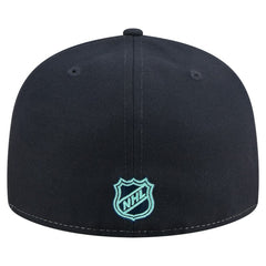Seattle Kraken New Era Repeat Two-Tone 59FIFTY Fitted Hat - White/Deep Sea Blue Hats