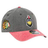 Chicago Blackhawks New Era Mascot 2-Tone 9FORTY Adjustable Hat - Black/Red Hats