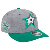 Dallas Stars New Era Wool Pin Low Profile 9FIFTY Snapback Hat - Kelly Green/Green Hats