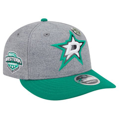 Dallas Stars New Era Wool Pin Low Profile 9FIFTY Snapback Hat - Kelly Green/Green Hats