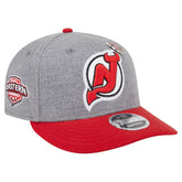 New Jersey Devils New Era Wool Pin Low Profile 9FIFTY Snapback Hat - Gray/Red Jerseys