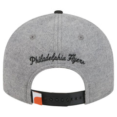 Philadelphia Flyers New Era Wool Pin Low Profile 9FIFTY Snapback Hat - Gray/Black Hats