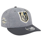 Vegas Golden Knights New Era Wool Pin Low Profile 9FIFTY Snapback Hat - Gray/Black Hats